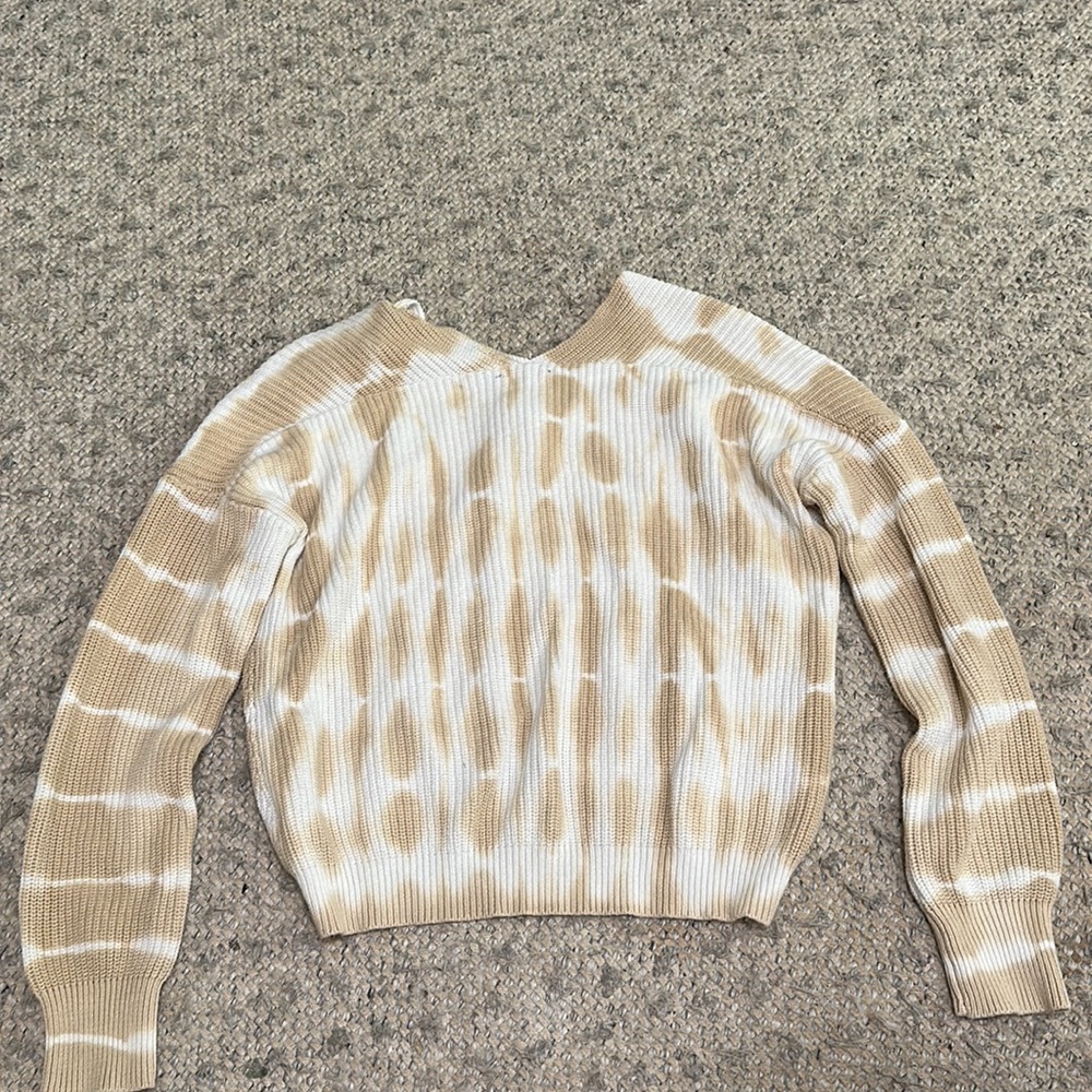 🌟2/$10🌟Freshman Neutral Tie Dye sweater - Picture 3 of 3